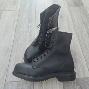 New Redwing 4473 Red Wing steel toe black work boots logger firefighter 8.5 mens